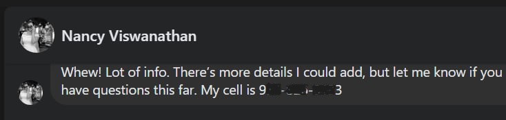 rid Nancy Viswanathan Whew! Lot of info. There's more details could add, but let me know if you @ have questions this far. My cellis9 -__.- 3